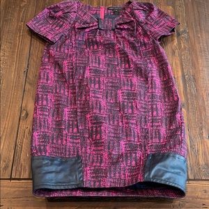 Marc By Marc Jacobs Fuschia & Navy Dress